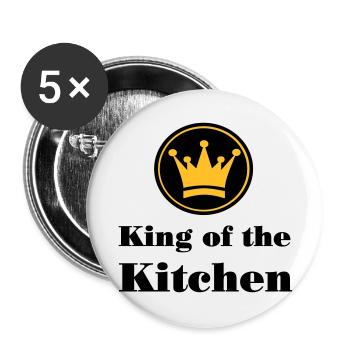 Cook - Buttons large 2.2''/56 mm (5-pack) - white - Front