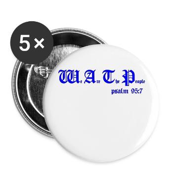 watp - Buttons large 2.2''/56 mm (5-pack) - white - Front