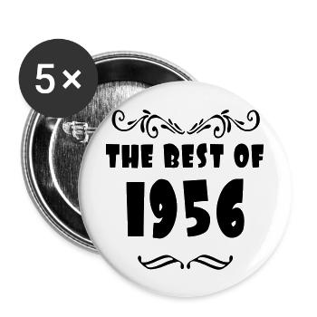 the best of -x 1956 - Buttons groß 56 mm (5er Pack) - Weiß - Vorne