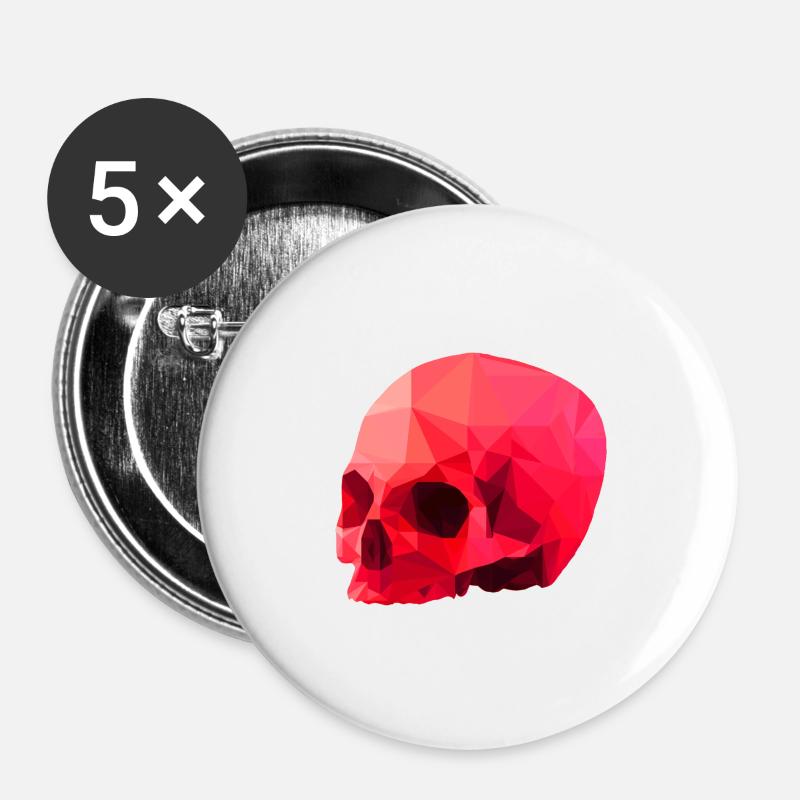 My Blood - Buttons large 2.2''/56 mm (5-pack) - white