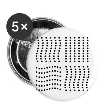 The Fifth Element - Buttons groß 56 mm (5er Pack) - Weiß - Vorne