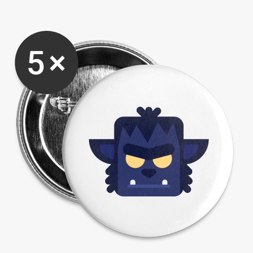 Mini Monsters - Lycan - Buttons/Badges stor, 56 mm (5-pack)