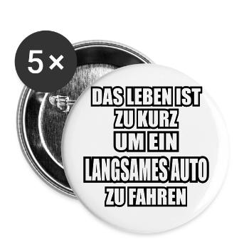 Auto Tuner Autotuner Fan - Buttons groß 56 mm (5er Pack) - Weiß - Vorne