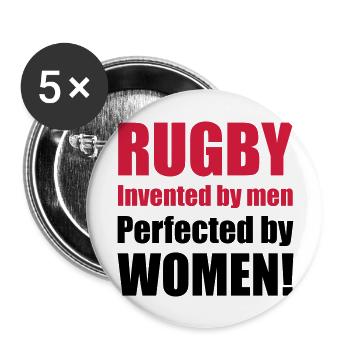 women_02 - Buttons large 2.2''/56 mm (5-pack) - white - Front