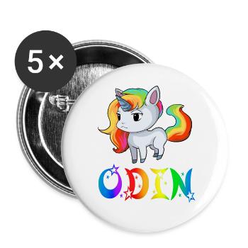 Unicorn Odin - Buttons large 2.2''/56 mm (5-pack) - white - Front
