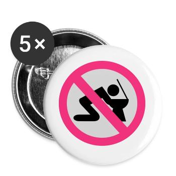 2541614 14674868 alcohol - Buttons large 2.2''/56 mm (5-pack) - white - Front