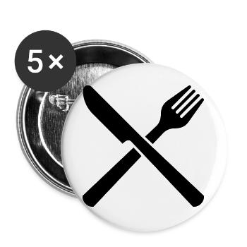 eat 6254398 118120591 - Buttons large 2.2''/56 mm (5-pack) - white - Front