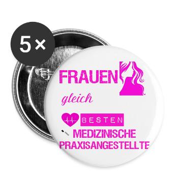 MPA cooler Beruf - Buttons groß 56 mm (5er Pack) - Weiß - Vorne
