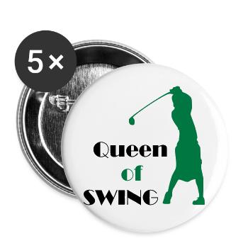 golf - Buttons large 2.2''/56 mm (5-pack) - white - Front
