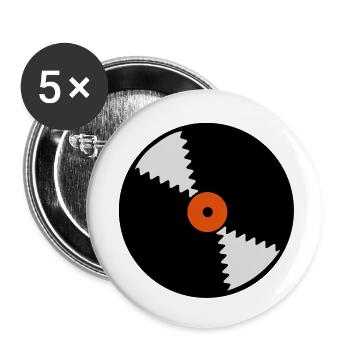 vinyl_2__f3 - Buttons large 2.2''/56 mm (5-pack) - white - Front