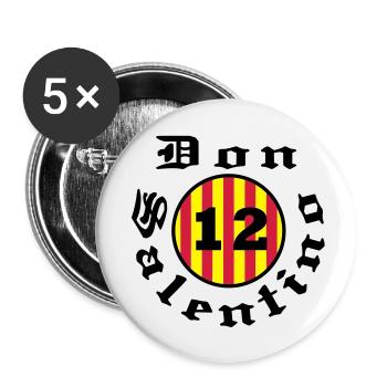 Don Salentino12 Rotondo Gothic by Fantomissimo - Buttons groß 56 mm (5er Pack) - Weiß - Vorne