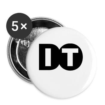 Fais le! - Lot de 5 grands badges (56 mm) - blanc - Devant