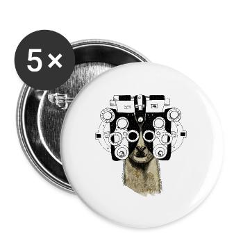 Alpaca&Phoropter - Buttons large 2.2''/56 mm (5-pack) - white - Front