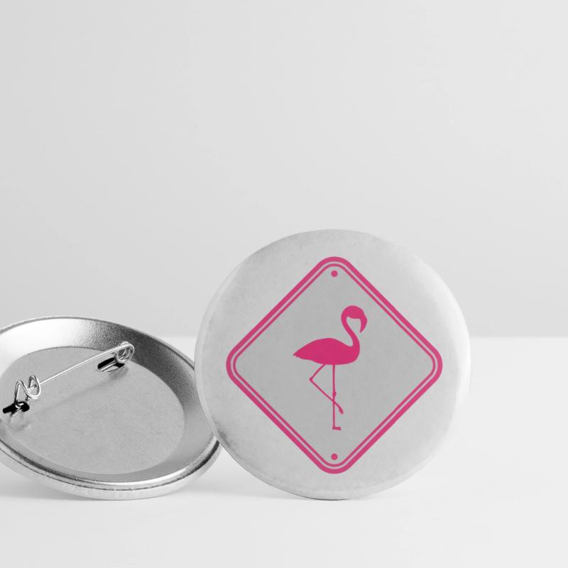 warning note caution caution shield danger fla Buttons large 2.2''/56 mm (5-pack)