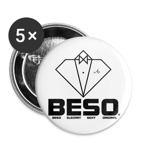 BESO ELEGANT SEXY ORIGINAL - Lot de 5 grands badges (56 mm)