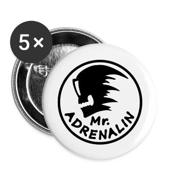 mr_adrenalin_l - Buttons large 2.2''/56 mm (5-pack) - white - Front