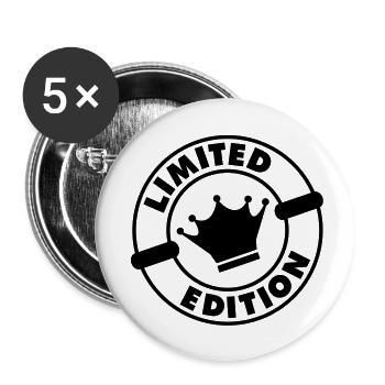limited_edition_f1 - Buttons large 2.2''/56 mm (5-pack) - white - Front