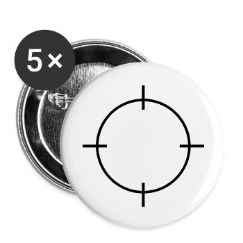 zielen_f1 - Lot de 5 grands badges (56 mm) - blanc - Devant