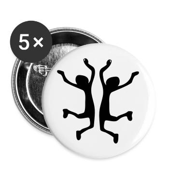 dacning_boys - Buttons groß 56 mm (5er Pack) - Weiß - Vorne