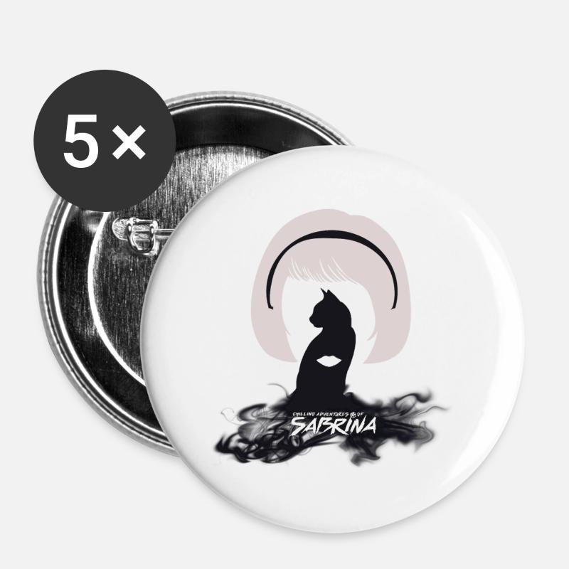 Chilling Adventures Of Sabrina - Buttons large 2.2''/56 mm (5-pack) - white