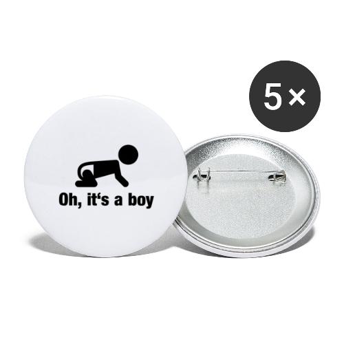 Baby Boy - Buttons groß 56 mm (5er Pack)
