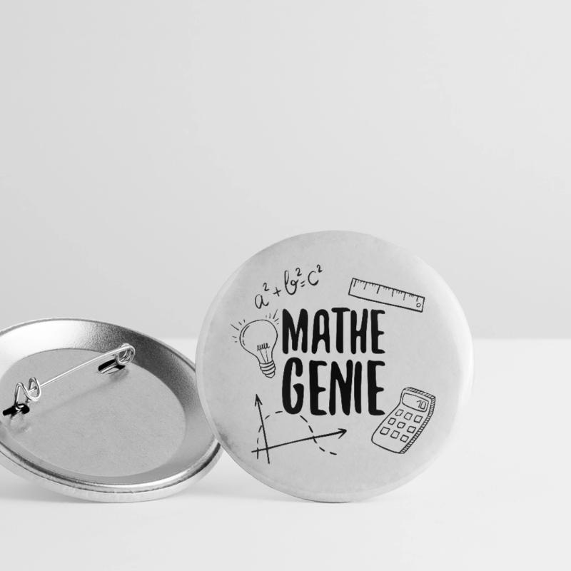 Math Genius Math Genius Math Mathematicien Lot de 5 grands badges (56 mm)