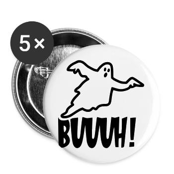 Ghost - Buttons large 2.2''/56 mm (5-pack) - white - Front