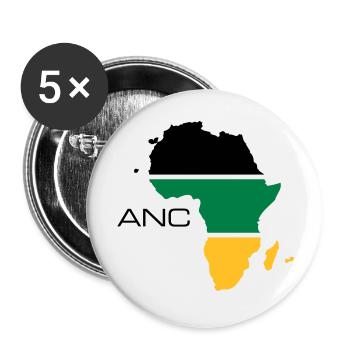 anc - Buttons groß 56 mm (5er Pack) - Weiß - Vorne