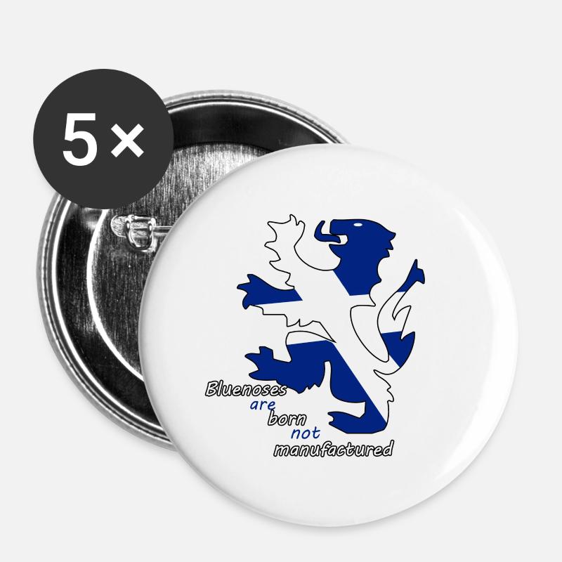 Bluenoses are Born - Buttons large 2.2''/56 mm (5-pack) - white