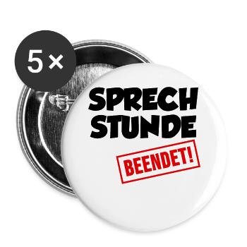 Doctor shirt doctors doctor student emergency doctor gift - Buttons large 2.2''/56 mm (5-pack) - white - Front
