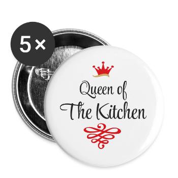 cooking - Buttons large 2.2''/56 mm (5-pack) - white - Front