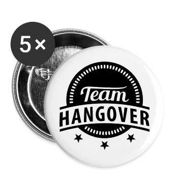 team_hangover_f1 - Buttons groß 56 mm (5er Pack) - Weiß - Vorne