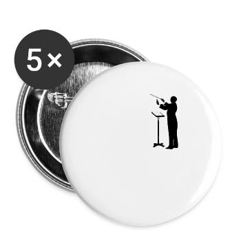 conductor - Buttons large 2.2''/56 mm (5-pack) - white - Front