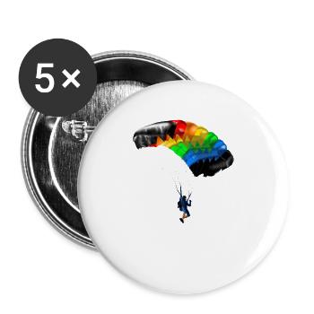 parachute - Buttons large 2.2''/56 mm (5-pack) - white - Front