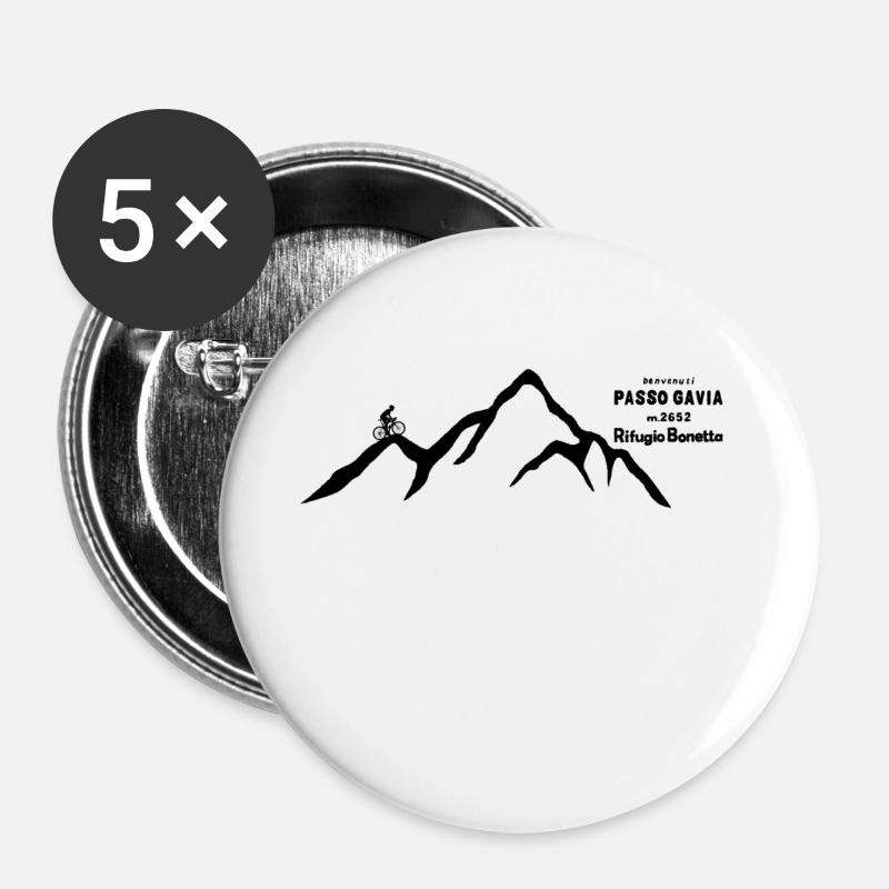 Gavia - Buttons large 2.2''/56 mm (5-pack) - white