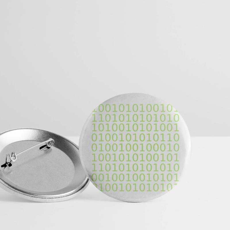 10010101 Zahlen muster hacker computer programmier Buttons large 2.2''/56 mm (5-pack)