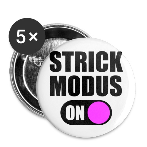 STRICKMODUS - Buttons groß 56 mm (5er Pack)
