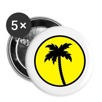 palm - Buttons large 2.2''/56 mm (5-pack) - white - Front