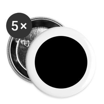 circle dot 4 your design - Buttons groß 56 mm (5er Pack) - Weiß - Vorne