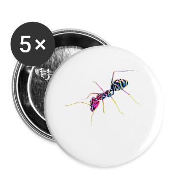 ant - Buttons large 2.2''/56 mm (5-pack) - white - Front