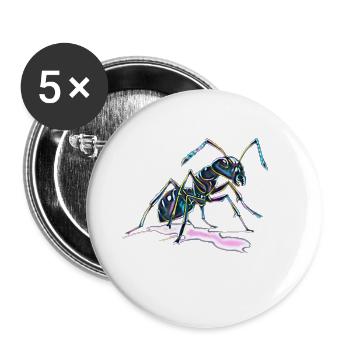 ant - Buttons large 2.2''/56 mm (5-pack) - white - Front