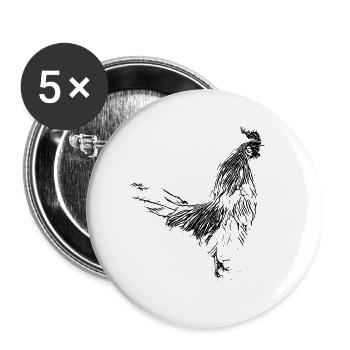 tap - Buttons large 2.2''/56 mm (5-pack) - white - Front