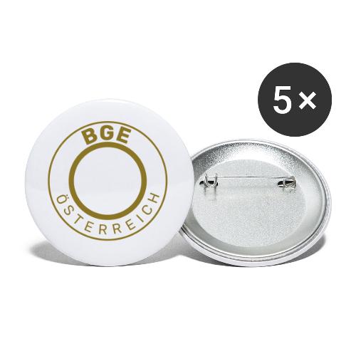 BGE-Österreich - Buttons groß 56 mm (5er Pack)