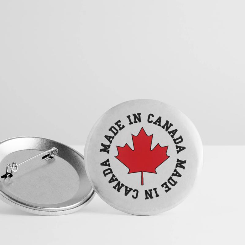 Made in Canada – Maple Leaf Statement Buttons large 2.2''/56 mm (5-pack)