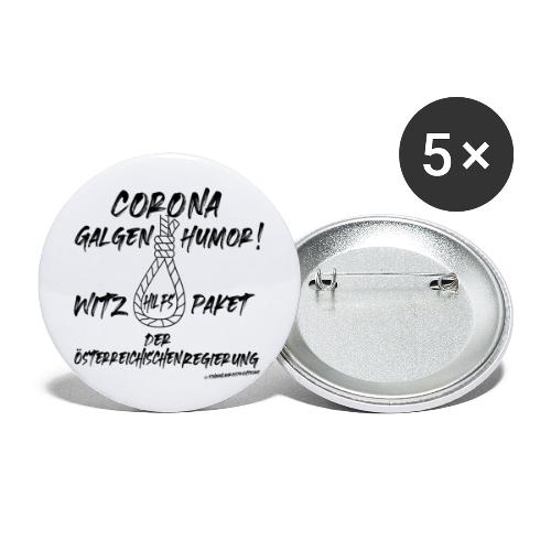 Corona WitzPaket - Buttons groß 56 mm (5er Pack)
