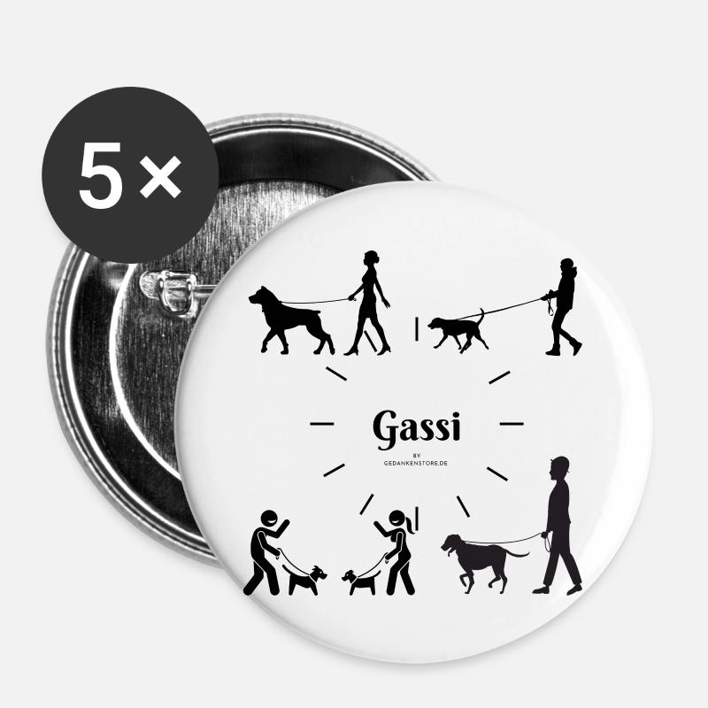 Gassi Dial - Buttons large 2.2''/56 mm (5-pack) - white