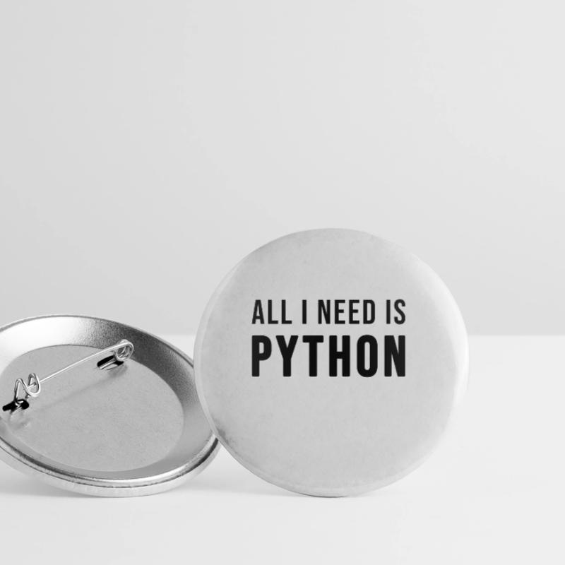 All I need is Python Buttons groß 56 mm (5er Pack)