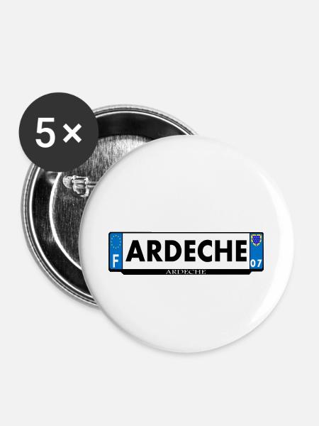 1. 1. 1. - Buttons groß 56 mm (5er Pack) - Weiß