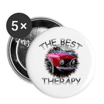 Auto - Buttons groß 56 mm (5er Pack) - Weiß - Vorne