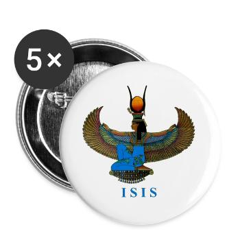 Goddess Isis Creation Louis RUNEMBERG © Adagp - Buttons large 2.2''/56 mm (5-pack) - white - Front
